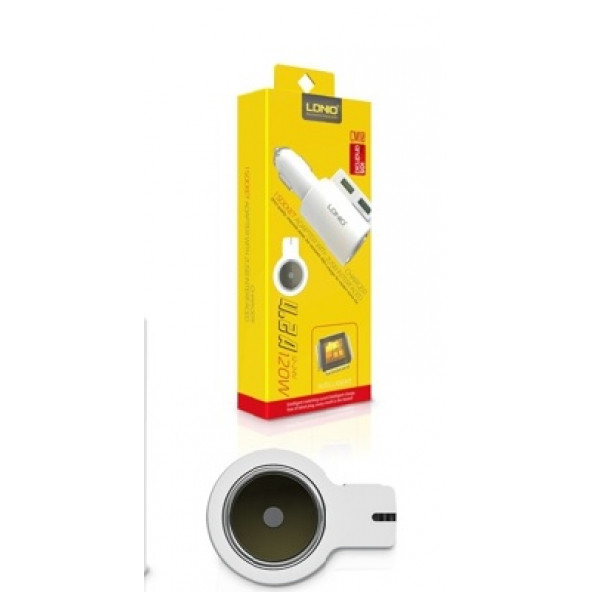 Araç Şarj Adaptörü 4.2a 2 Usb Araç Çakmaklık Ve Şarj Adaptörü Ldnıo Cm10 ürün görseli 1