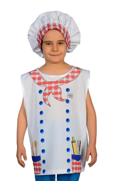 AŞCI KIYAFETİ ÇOCUK KOSTÜMÜ - Resim 2