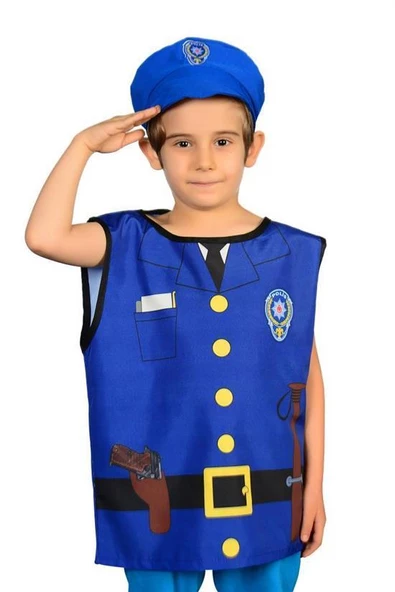 POLİS KOSTÜMÜ BASKLI - Resim 2