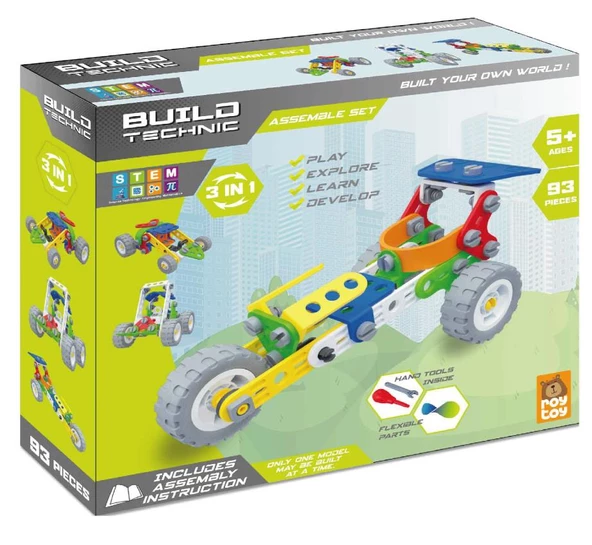 BUILD TECHNIC 3 IN 1 93 PARÇA ürün görseli 1
