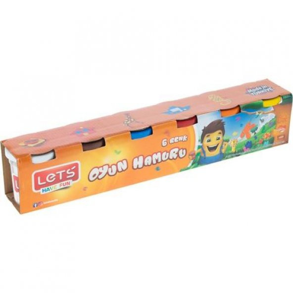 LETS OYUN HAMURU 6 RENK 690 gr (8450) ürün görseli 1
