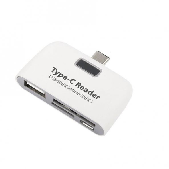 Type C Usb 3.1 Kart Okuyucu Micro Usb Sd Card Reader Çevirici ürün görseli 1