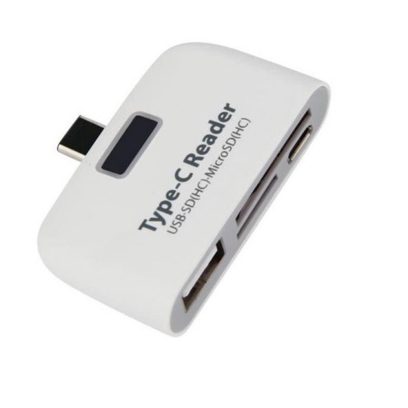 Type C Usb 3.1 Kart Okuyucu Micro Usb Sd Card Reader Çevirici - Resim 3