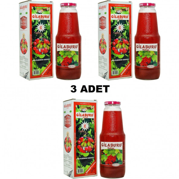 Kayseri pazarı Gilaburu Suyu 1 Lt x 3 adet ürün görseli 1