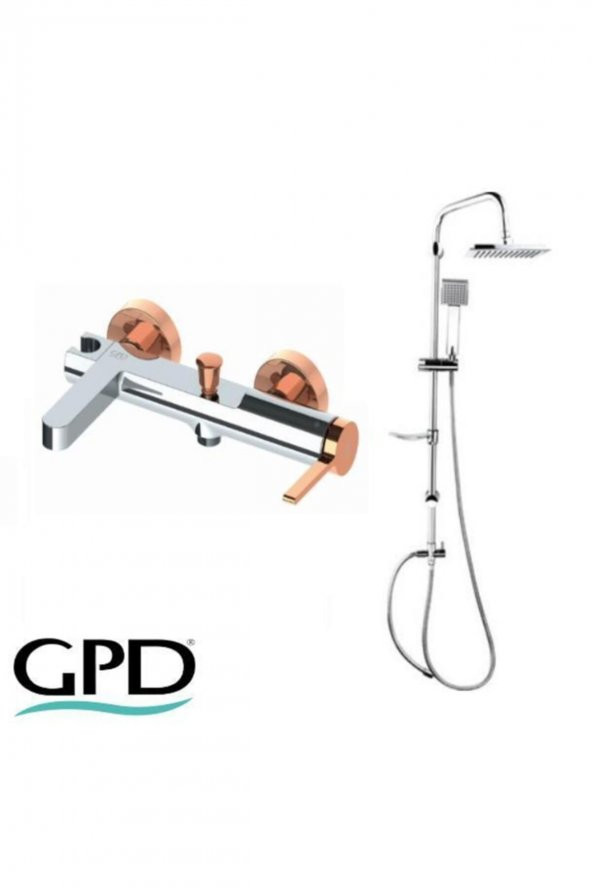 GPD Banyo Bataryası Gildo Ve Tepe Duş Sistemi Mbb165-k-r - Dst19-3 ürün görseli 1