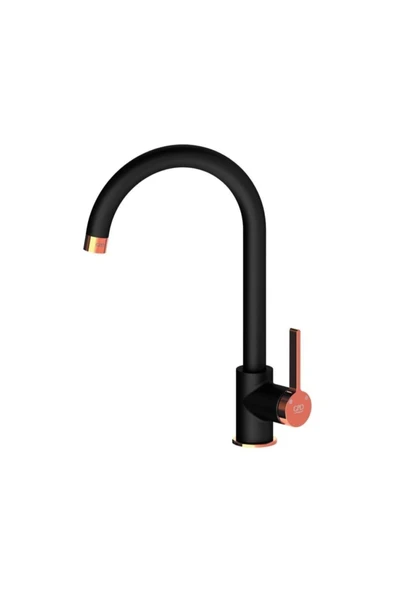 Gildo Mte165-s-r Tek Gövde Eviye Bataryası Siyah Rose Gold ürün görseli 1
