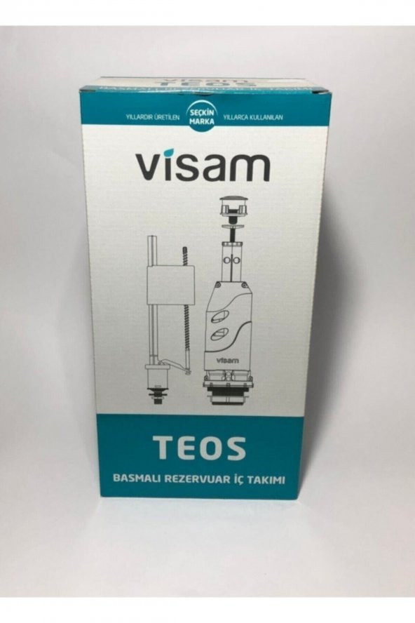 Visam Teos Basmalı Klozet Rezervuar Iç Takımı - Resim 3
