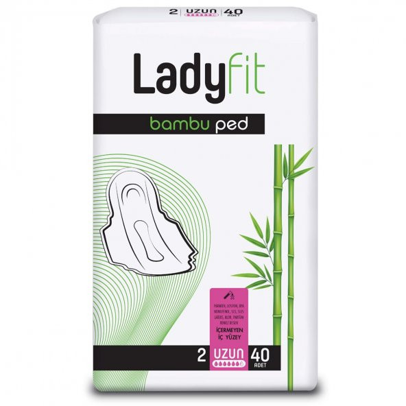 Ladyfit Bambu Uzun Ped 20x2 40 Adet - Resim 2