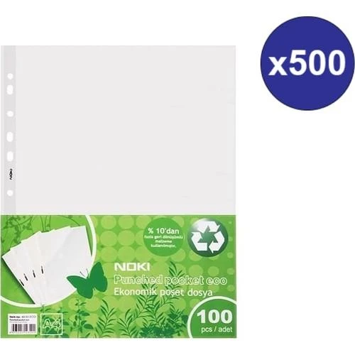 Noki Eco Poşet Dosya 500'Lü Paket ürün görseli 1