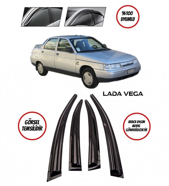 Lada Vega Cam Rüzgarlığı 4lü Takım ürün görseli 1