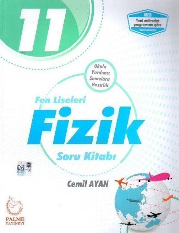 11.Sınıf Fen Liseleri Fizik Soru Kitabı Palme Yayınları ürün görseli 1