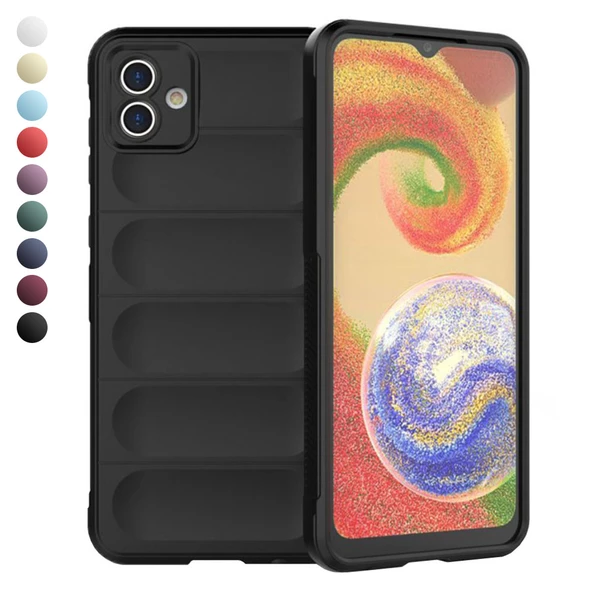 Samsung Galaxy A04 Kılıf Optimum Lens Çerçeveli Silikon Kapak ürün görseli 1