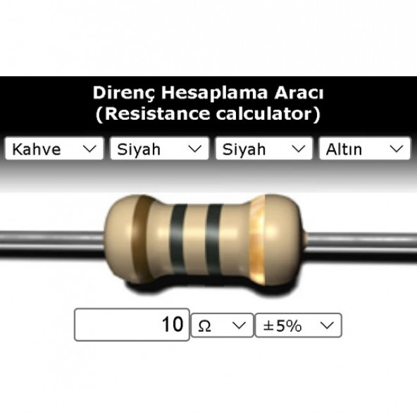 OEM 1.8 Mr (Miliohm) Direnç ürün görseli 1