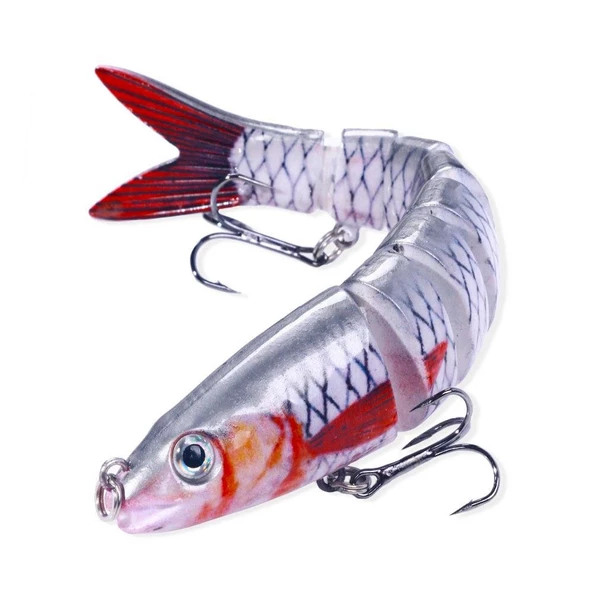 Valkyrie 8 Eklemli 3D Oynak Rapala 13.5gr Sahte Balık Yem Wobblers Swimbait Tuzlu ve Tatlı Su ürün görseli 1