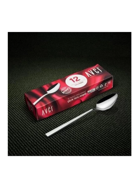 Avcı ST104 Star Tatlı Kaşığı 2.5 mm 12'li ürün görseli 1
