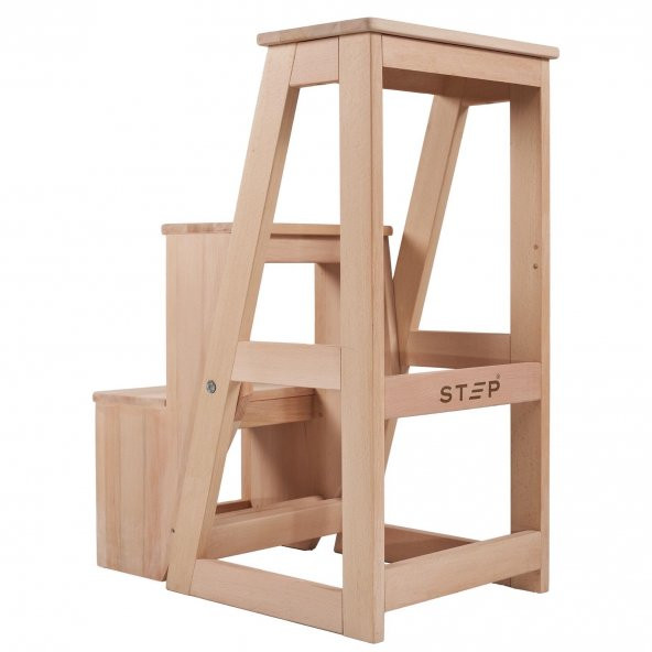 STEP PAN İÇE KATLANIR BASAMAKLI TABURE (3 BASAMAKLI) - Resim 2