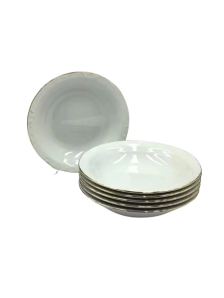 Porland A10047 Jade Altın Çukur Tabak 19 Cm 6 Lı ürün görseli 1