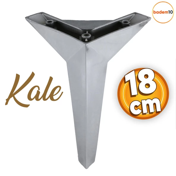 Kale Lüks Mobilya Kanepe Tv Ünitesi Koltuk Ayağı 18 Cm Krom Renk Konsol Ayakları ürün görseli 1