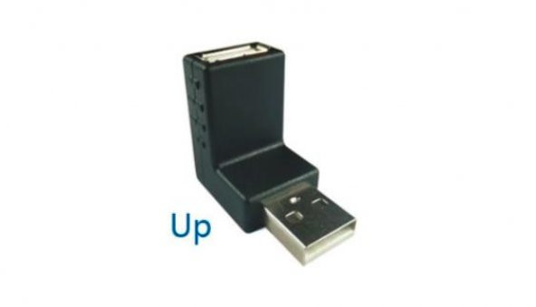 USB 2.0 90 Derece Çevirici Aparat - Yukarı Açılı ürün görseli 1