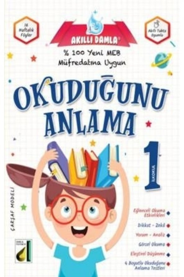 Akıllı Damla 1.sınıf Okuduğunu Anlama Seti ürün görseli 1