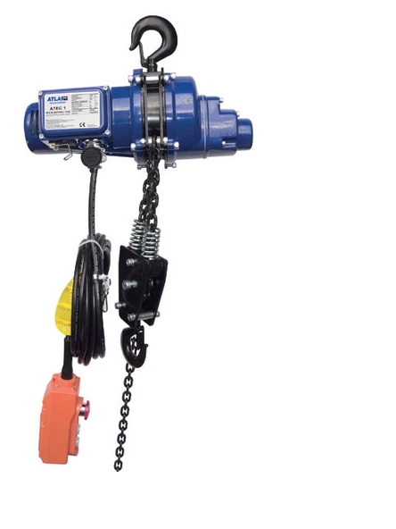 Atlaspro Atec 1 Elektrikli Zincirli Vinç 1 Ton 6 Mt ürün görseli 1