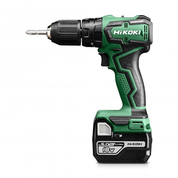 Hikoki DV18DD 18V5Ah. 55Nm Kömürsüz Şarjlı Darbeli Matkap ürün görseli 1