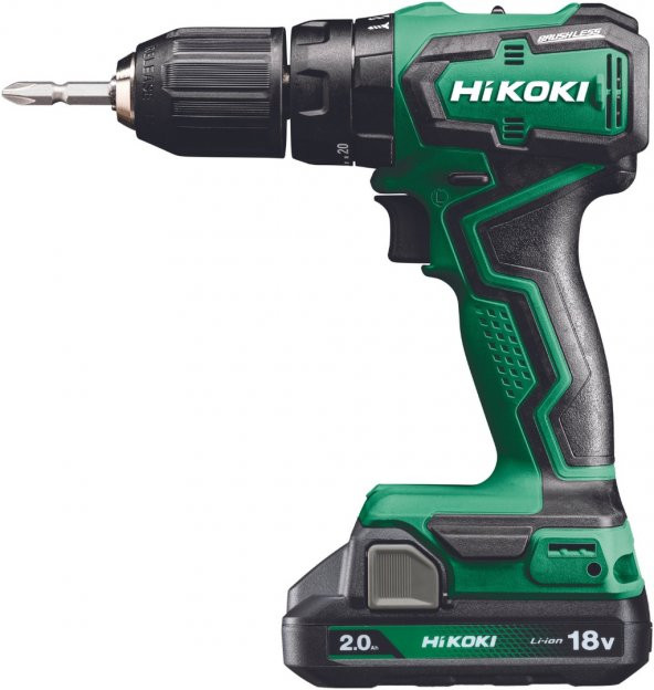 Hikoki DV18DD 18V 2.0 Ah 55 NM Akülü Darbeli Vidalama Matkap ürün görseli 1