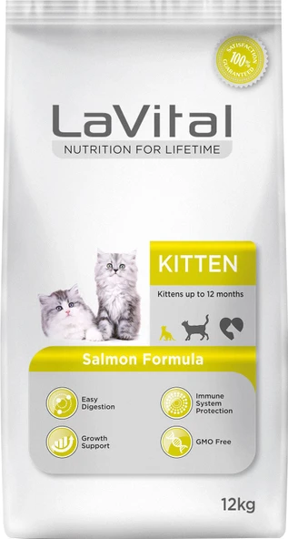 LaVital Somonlu Yavru Kedi Maması 12 Kg ürün görseli 1