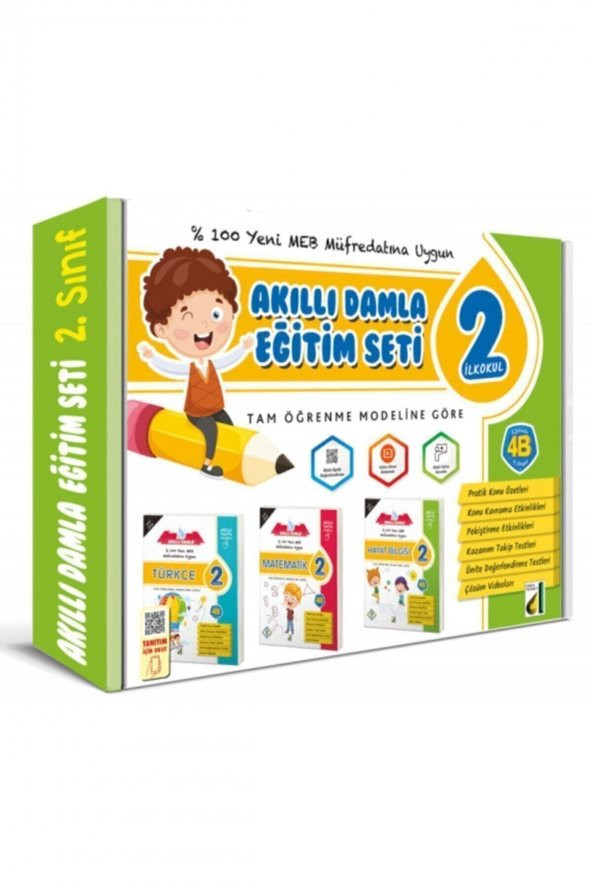 Damla Yayınevi 2. Sınıf Akıllı Damla Eğitim Seti ürün görseli 1