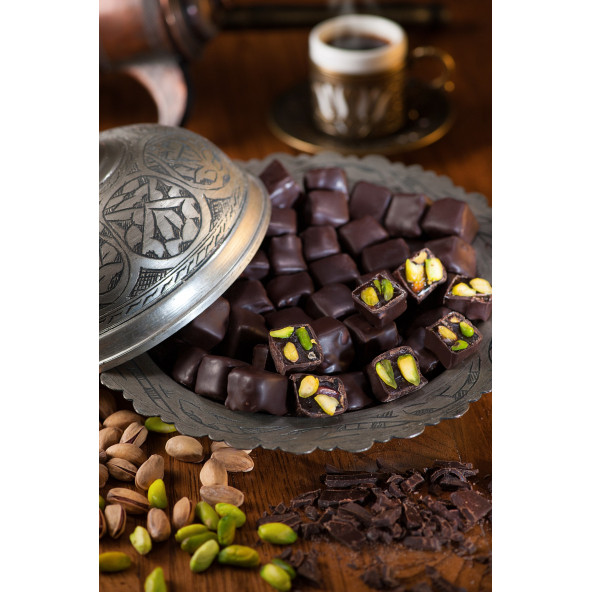 Çikolata Kaplı Fıstıklı Lokum 1 kg ürün görseli 1