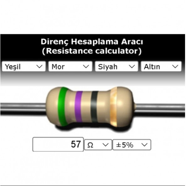 OEM 57 R (Ohm) Direnç ürün görseli 1