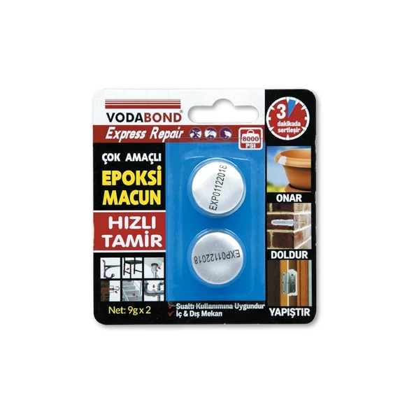 VODABOND EPOKSI TAMIR MACUNU 9 GR*2 BEYAZ ürün görseli 1