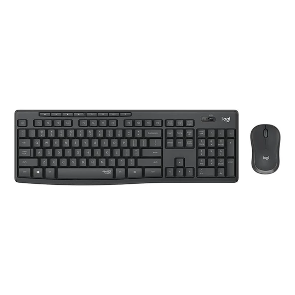 LOGITECH MK295 Q TR SİYAH KABLOSUZ KLAVYE+MOUSE SET ürün görseli 1