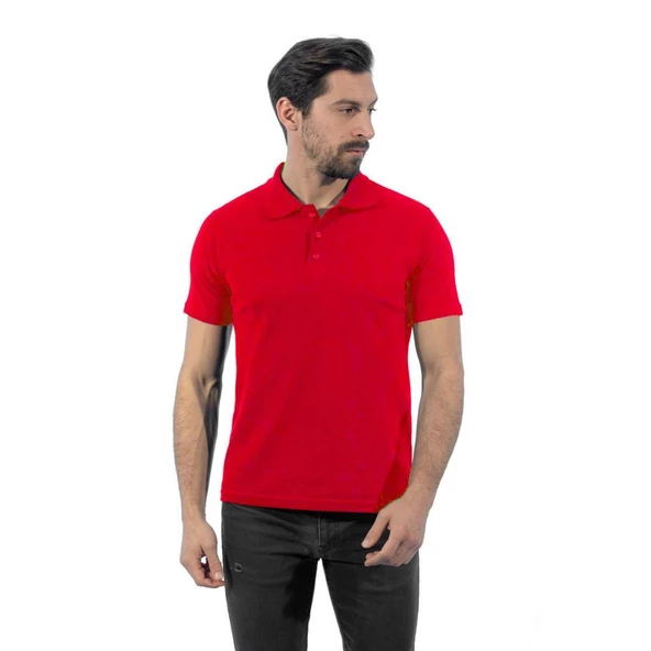 Şensel, Polo Yaka Tişört, Kırmızı -136E302- T-shirt, Tshirt, Kısa Kollu ürün görseli 1