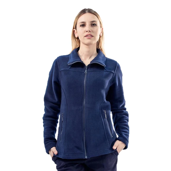 Şensel, Kadın Polar Mont, Lacivert -99E345- Fermuarlı, Outdoor ürün görseli 1