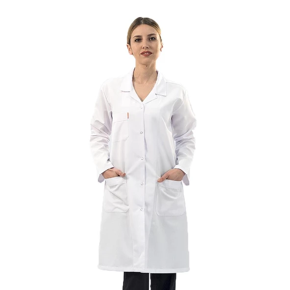 Kadın Önlük, Beyaz -94E710- Eczacı, Doktor, Hemşire, Hastane ürün görseli 1