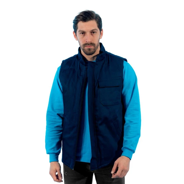 Şensel, Kapitoneli Yelek, Lacivert -118E1245- Kışlık Yelek-Vest ürün görseli 1