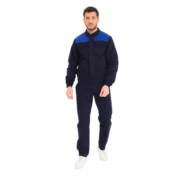 Şensel, Mont Takım, Lacivert-Saks -90E545- İş Takımı-İş Elbisesi ürün görseli 1