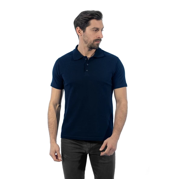 Şensel, Polo Yaka Tişört, Lacivert -136E745- T-shirt, Tshirt, Kısa Kollu ürün görseli 1