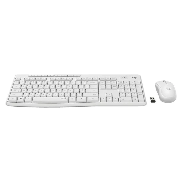 LOGITECH MK295 Q TR BEYAZ KABLOSUZ KLAVYE+MOUSE SET - Resim 3