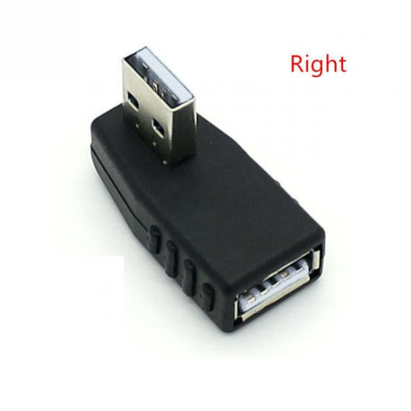 USB 2.0 90 Derece Çevirici Aparat - Sağ Açılı ürün görseli 1