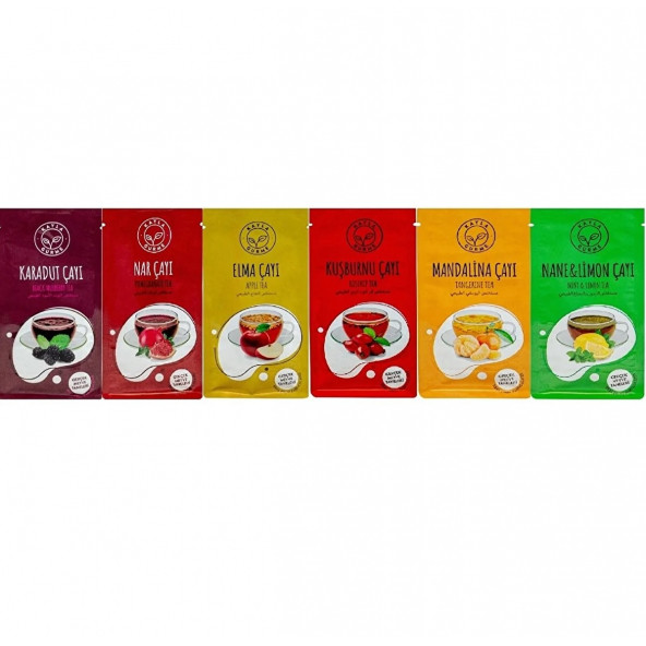 Kayla Gurme Meyve Çayı Seti 6'lı X 250 Gr Meyve Çayı Seti ürün görseli 1