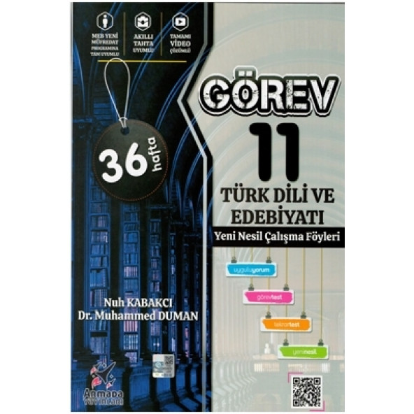 Armada Yayınları 11. Sınıf Görev Türk Dili ve Edebiyatı Çalışma Föyleri ürün görseli 1