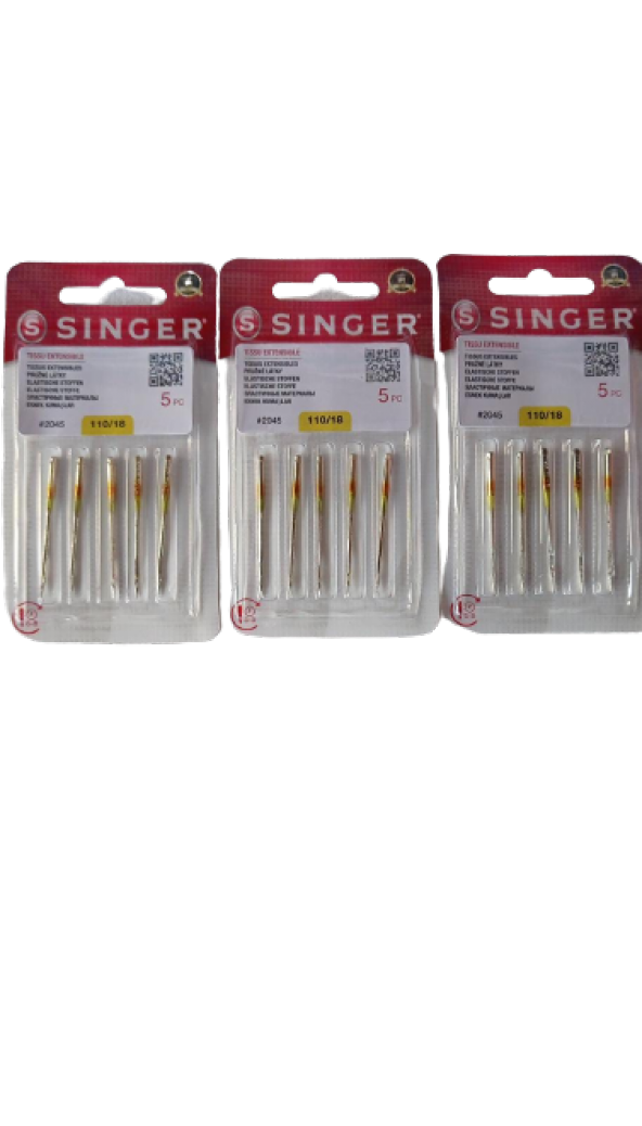 Singer 3 Paket 18 Numara Dikiş Makinesi İğnesi (Kot) ürün görseli 1