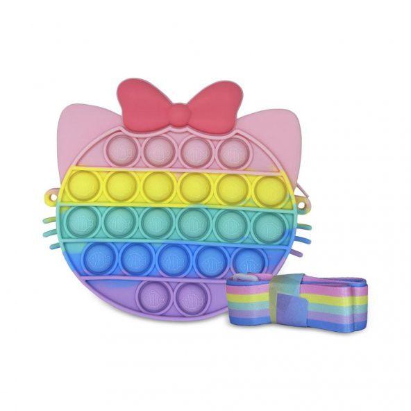 Ogi Mogi Toys Pop It Silikon Yuvarlak Omuz Çantası ürün görseli 1