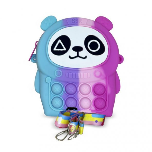 Ogi Mogi Toys Pop It Silikon Panda Omuz Çantası ürün görseli 1