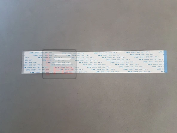 60 Pin 20cm Ters 0.5mm Adımlı Esnek Flex Kablo Awm 20624 80c 60v Şerit Fleks Film ürün görseli 1