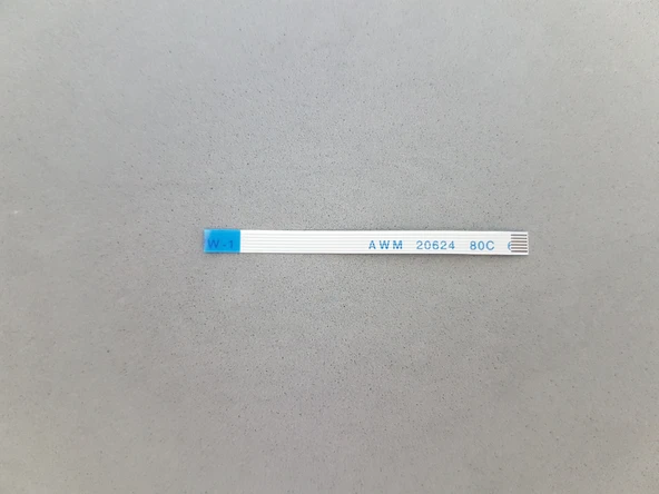6 Pin 5cm Ters 0.5mm Adımlı Esnek Flex Kablo Awm 20624 80c 60v Şerit Fleks Film ürün görseli 1