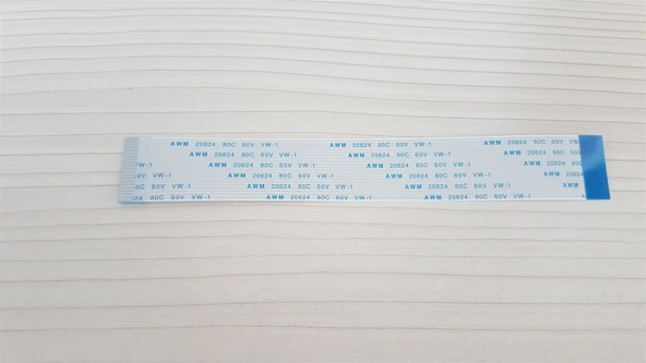 20 Pin 15cm Ters 1mm Adımlı Esnek Flex Kablo Awm 20624 80c 60v Şerit Fleks Film ürün görseli 1