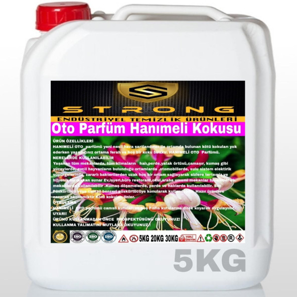 STRONG OTO PARFÜM HANIMELİ 5KG ürün görseli 1